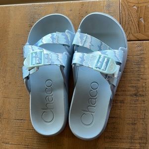 Chaco’s Chillos Slide Tinge Sky Blue